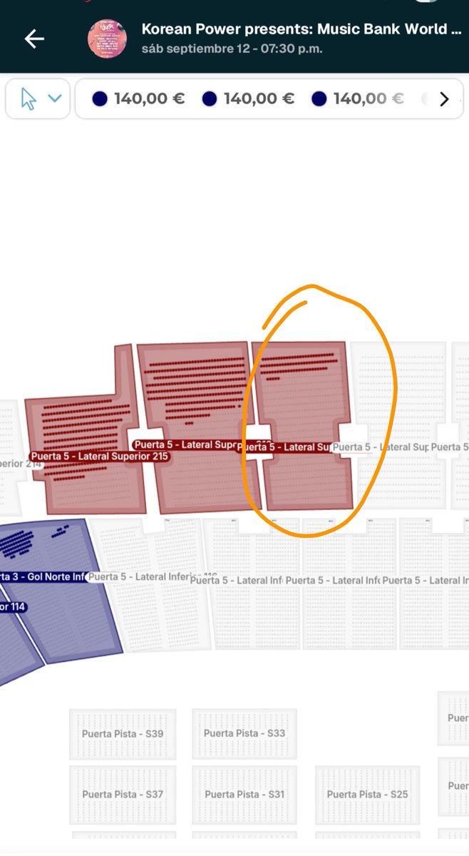 TheKillJill's tweet photo. Hola, vendo una entrada para el #MusicBank en #Barcelona
Es en Tribuna superior lateral 217 - Fila 3 - Asiento 1
La vendo al precio original, interesadxs al dm
#musicbank #ventaentrada #ticket #selling https://t.co/DKsKvUMfL0