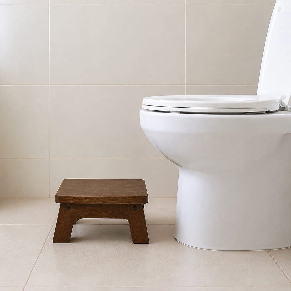 g_diets_'s tweet photo. You were built to squat. The toilet was built for somebody else.

There is a muscle that loops around the end of your bowel, like a sling.

When you are standing or sitting, it pulls tight and puts a kink in the pipe. That is deliberate. That kink is what stops you from having an accident every time you stand up.

When you squat, that sling releases, and the kink straightens out.

A modern toilet holds you at the exact angle where the kink is still there.

So, you push. And you strain. And you sit there for fifteen minutes, wondering what is wrong with you.

Nothing is wrong with you. You are pushing against a bend that you created by sitting down.

The instruction is one thing, and it costs nothing.

Put a small stool under your feet, with your knees higher than your hips. That is the whole adjustment.

It works the first night. You do not have to wait three weeks to find out.