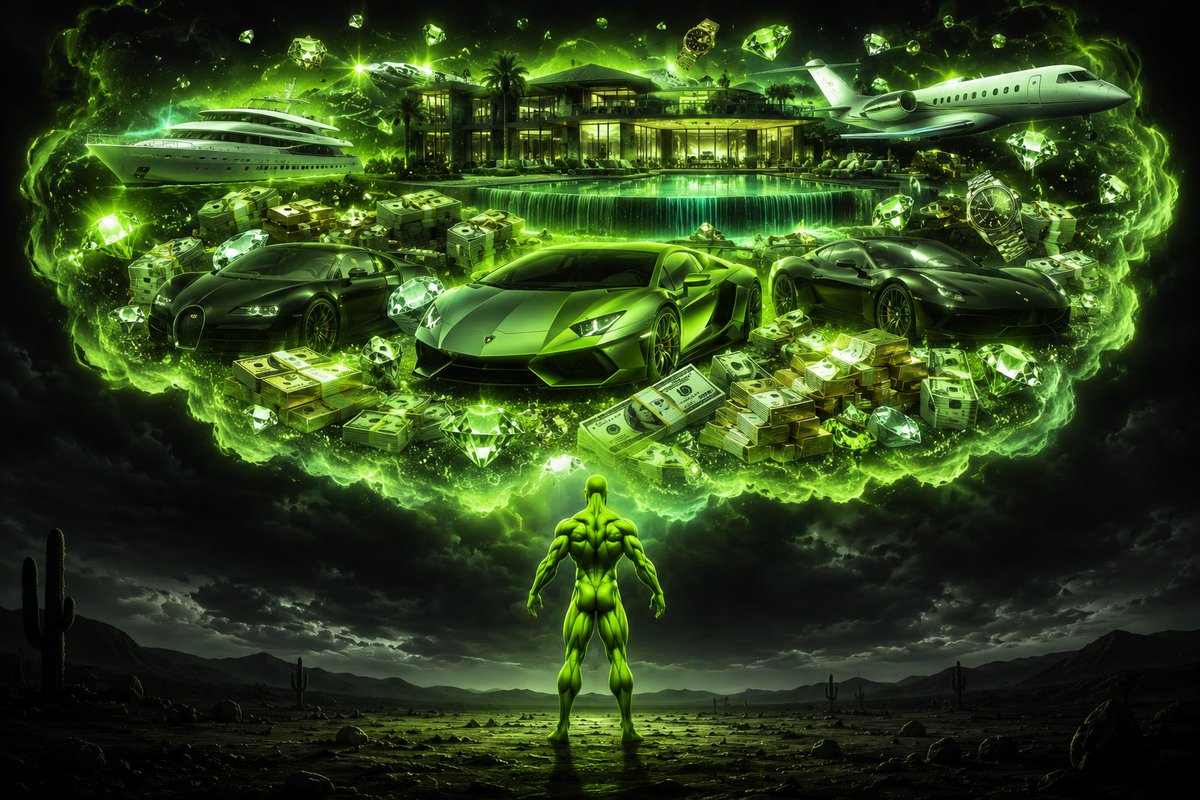 DreamOnRH's tweet photo. Some see a fantasy.

We see the future.

The mansion.
The supercars.
The private jet.
The stacks of cash.
The diamonds.
The freedom.
Everything you want exists first in your mind.
Never stop dreaming.
$DREAM https://t.co/amjamb9lYu