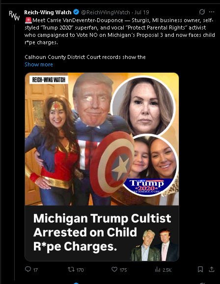 n3mesis_exe's tweet photo. @gerryhofland @daviddunn177 Actual symptoms of TDS include right wingers not being able to leave children alone: https://t.co/6x2kQaWbGb