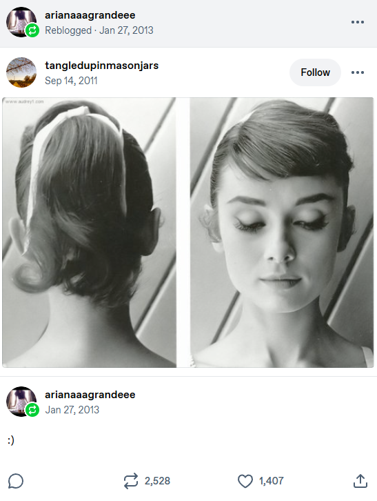 holdyourhurt's tweet photo. I hate the whole 'inauthentic' debate, who she is now is the MOST authentic she's ever been to herself shown by her own history on social media

THIS is who she wants to be and how she WANTS to act, not dangerous woman &amp; not thank u, next popstar persona

she is now ariana grande https://t.co/3LDCJEtYBM