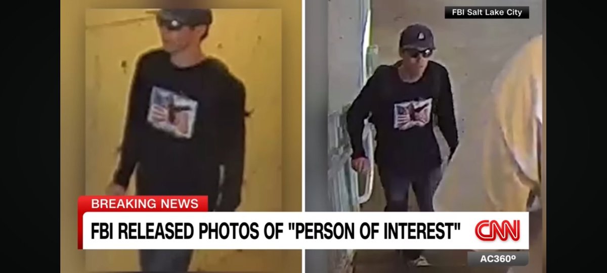 RobertMencner's tweet photo. @p0g0o0 @AztecCrewElder @Hotbuffalo27 @Villgecrazylady Tyler Robinson is in clear view high quality in preceeding video on the stairs to the roof with timestamps...your video has matching times stamps confirming it is the same person on the roof...his parents identify him from the video on the stairs https://t.co/86kgy51Z9m