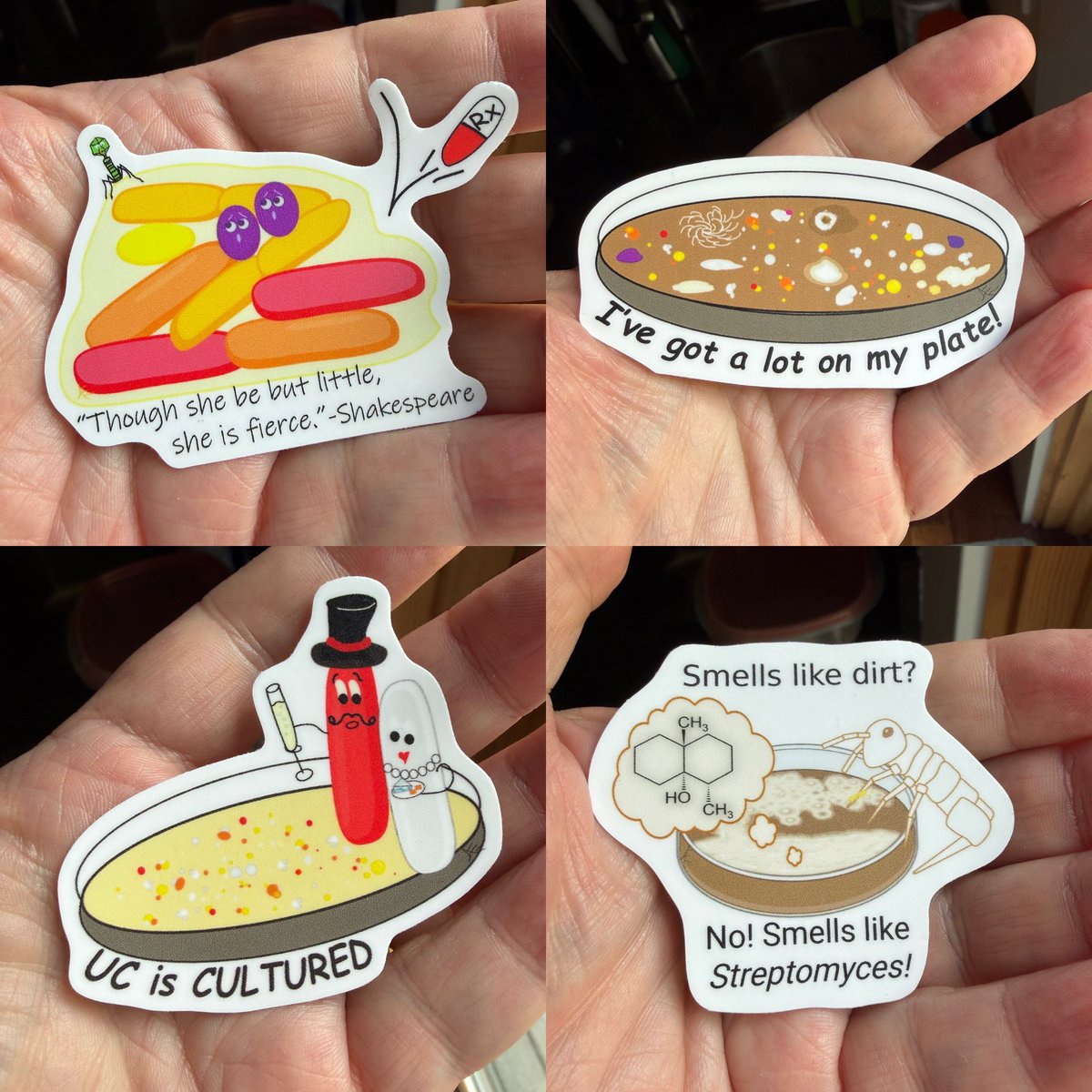 markowenmartin's tweet photo. Also, my friend #LuxWonderTwin Anne Estes sent me some stickers to take with me to the University of Canterbury.  No matter how alone I often feel, I am part of a supportive #QualityQuorum! https://t.co/RL5A5MwFzK