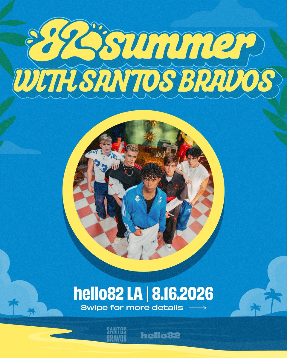 hello82LA's tweet photo. 😇 82summer WITH SANTOS BRAVOS 😈

DUAL, prepárate para un día de verano inolvidable 😉
DUAL, get ready for an unforgettable summer day!

🩶 8/16 | 11:45AM
📍 @hello82LA
*You must purchase a 'DUAL' album on-site to participate in the Speedy Fansign

*Limited capacity
*First come, first served

@santos_bravos 
#SANTOSBRAVOS #STBV #82summer #hello82 #hello82LA