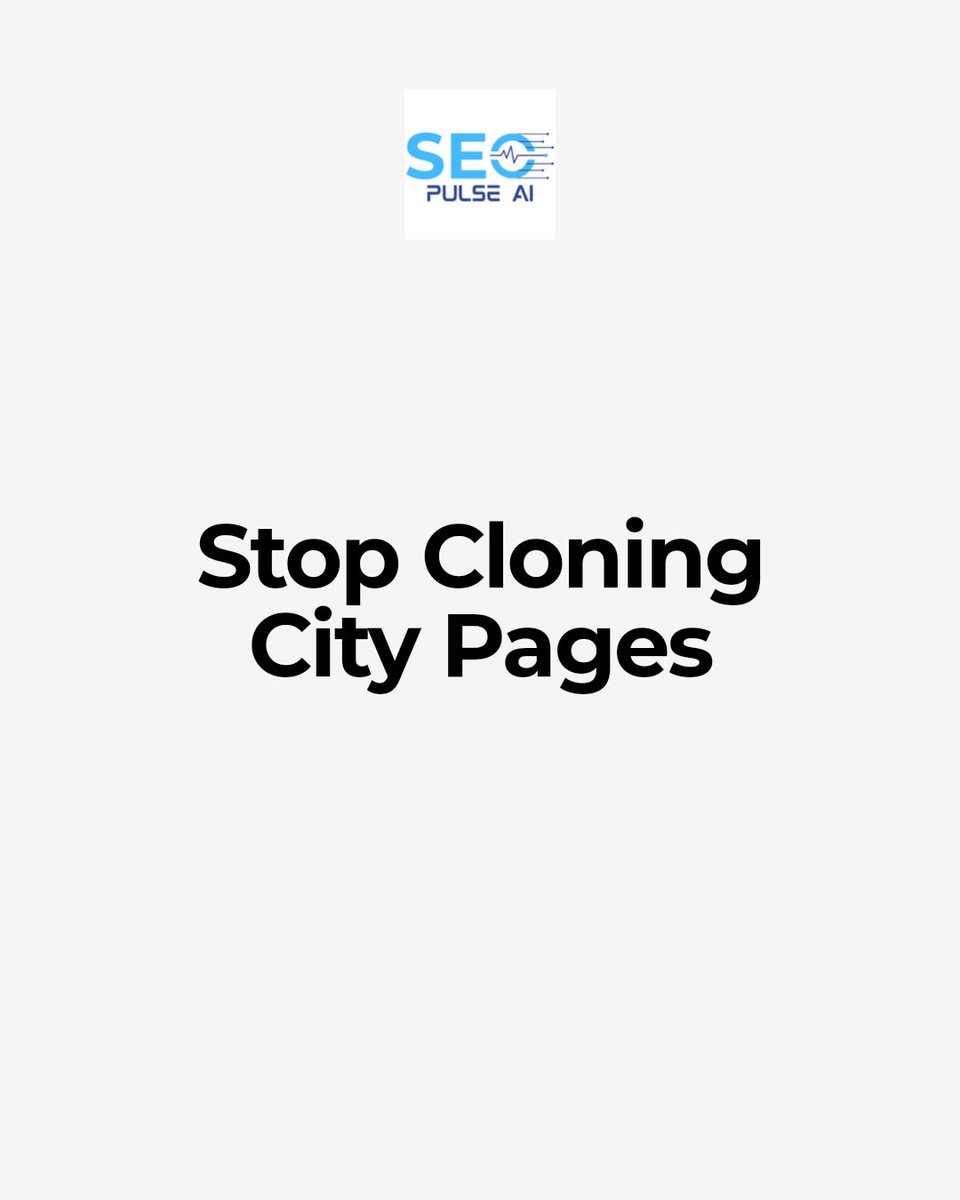 SeoPulseAI's tweet photo. Most local content systems fail when pages grow without a map.
Build clusters by service, city, and intent first. Link them with canonicals, internal links, and local angles to avoid page cannibalization.
Book an audit.
https://t.co/y488gWLcTk #localseo #seo #marketingagency https://t.co/BtyOf6MrcG