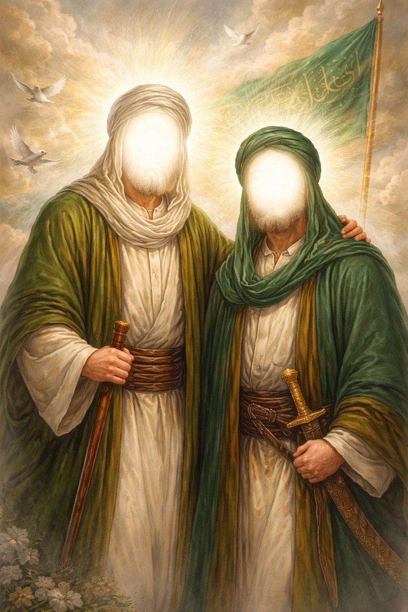 LionHeartedShia's tweet photo. “O Ali! You are, indeed, my brother and the father of my descendants. You are of me and for me.” 

- RasoolAllah (sawws) https://t.co/P8uKkVcMHJ