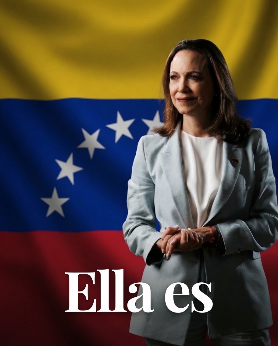 wayuunaiki2025's tweet photo. @usembassyve Ella es quien respresenta a la mayoría de los  Venezolanos https://t.co/uvgig4GaAA