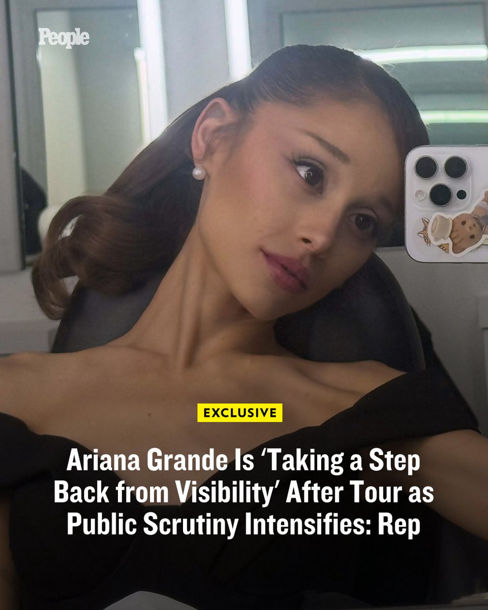 people's tweet photo. 🔗: https://t.co/XgYewfFHra

Ariana Grande is taking a break. After her Eternal Sunshine tour wraps in London on Sept. 1, the singer, 33, will be stepping away from the public eye, as scrutiny surrounding her health and dating life intensifies.

📷: Ariana Grande/Instagram https://t.co/zKQW3Ozsgd