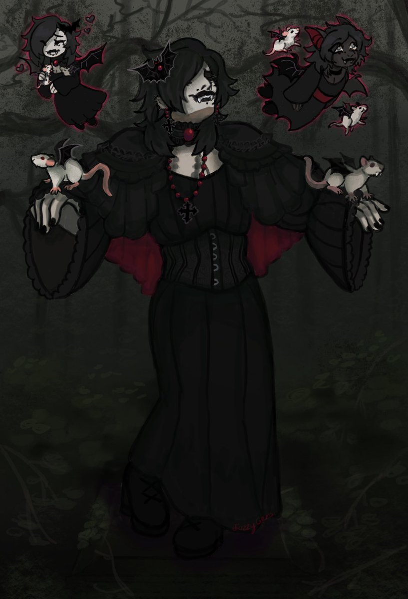 fuzzy_gems's tweet photo. Artfight has ended! 
I was on team tragedy, and while I made only 2 attacks, I put my all in them. #artfight2026 #artfight26 

First one is for @Ankr0ma 
Second one is for Skilletpan on artfight https://t.co/TvcgpuG23E