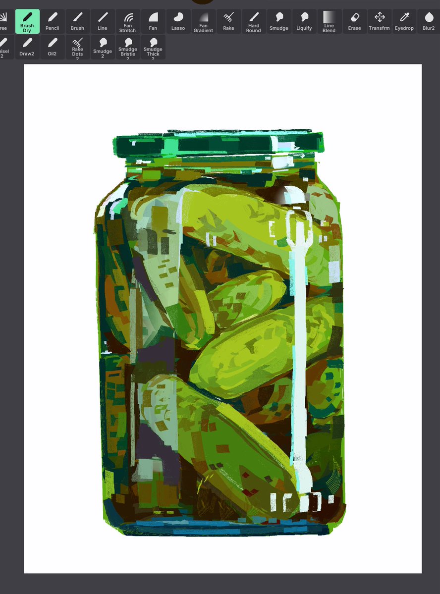 junbuug's tweet photo. I drew more pickles https://t.co/t6Hvra4erz