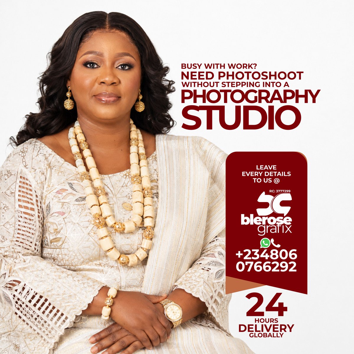 Blerose292's tweet photo. Planning to celebrate your loved ones Birthday who lives abroad or far away from you and no time for photoshoot, or your own big day and your schedule is so tight...@BLEROSEGRAFIX, we got you covered, Outifts,  Makeup, Accessories, we deliver 24Hours Globally.  +2348060766292 https://t.co/VrnK9nciw2