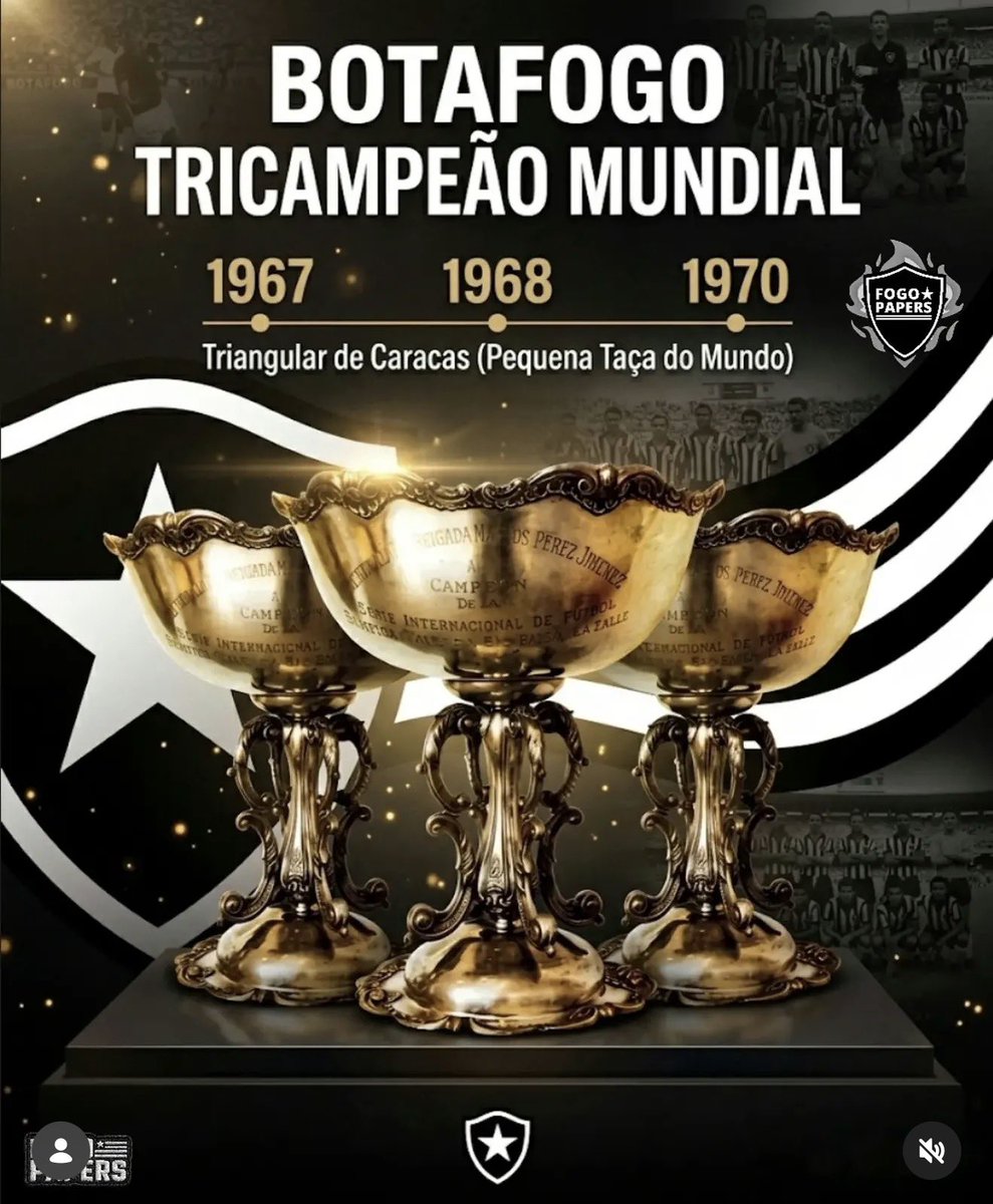 CanalDoManel_'s tweet photo. Se o Fluminense é campeão mundial de 1952 o Botafogo é 3x Campeão do Mundo

Estou nessa com o fluzão, um viva ao Direito de se autoproclamar campeão e dane-se o que diz a FIFA

(Contém ironia) https://t.co/rodVpruupn