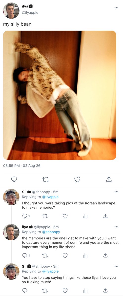 mintyhollander's tweet photo. #hollanov one tweet smau

ilya loves korea but he loves shane even more - part 2 https://t.co/qBRGRFArQS