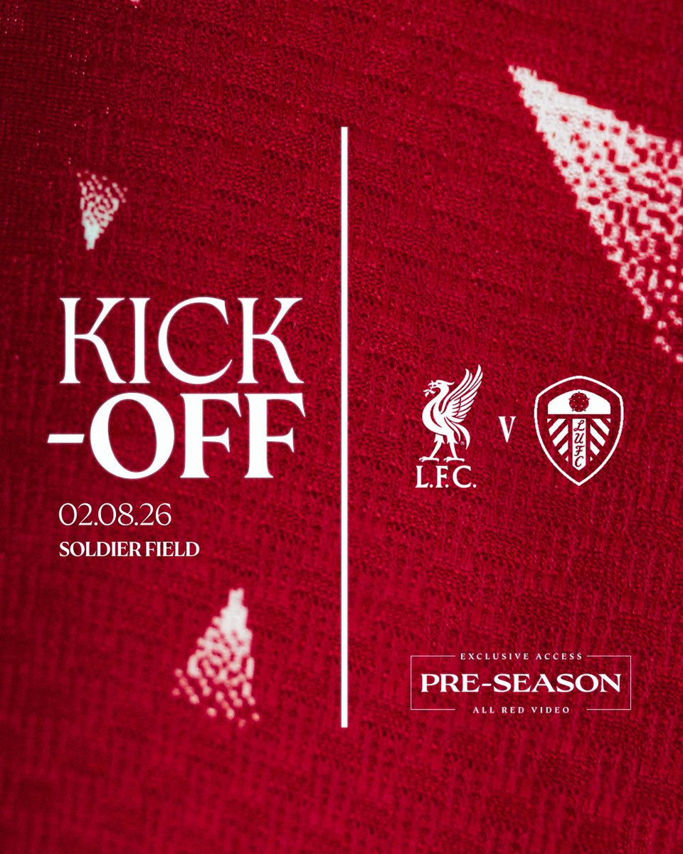 LFC's tweet photo. 1’ - We are up and running in Chicago!

Watch LIVE on All Red Video 📺