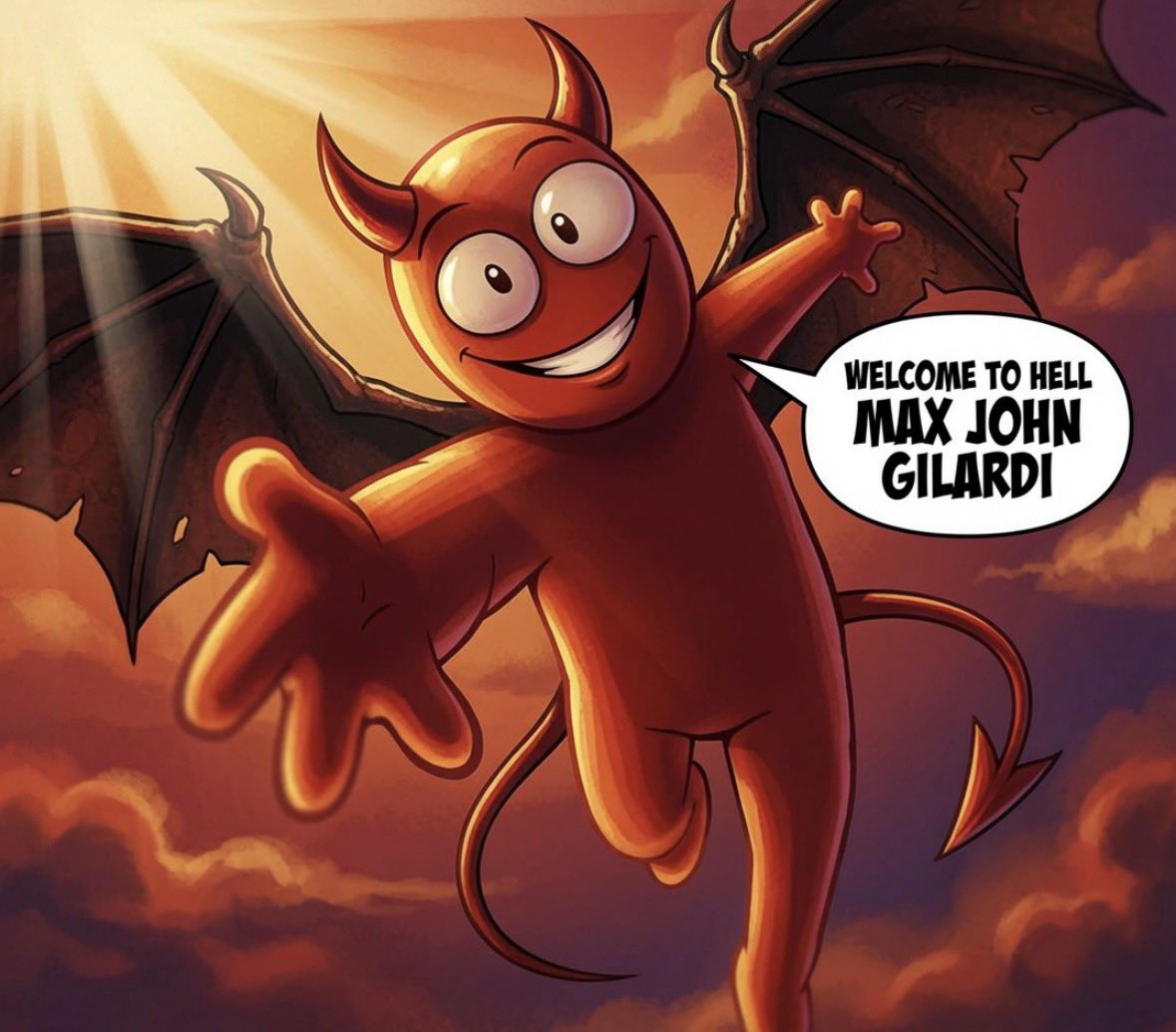 DbdGHOSTag5d's tweet photo. HOTDIGGEDYDEMON AKA MAK GILARDI WILL BE GOING TO HELL WHEN HE DIES FOR BEING RACIST #hotdiggedydemon #maxgilardi #mlp https://t.co/V27nI2tdp1