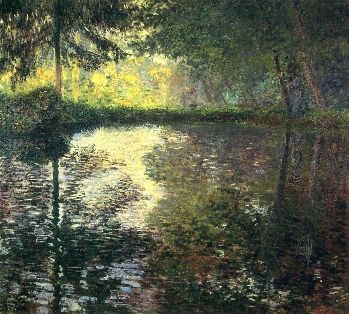 MenschOhneMusil's tweet photo. The Pond at Montgeron (1876) Claude #Monet. https://t.co/9vWOOHYvxZ
