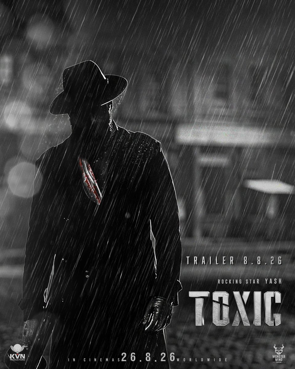TeamYashFC's tweet photo. Scarred
and
Lethal. 

#ToxicTrailer on 08.08.2026

#ToxicTheMovie   
#ToxicOn26thAug https://t.co/EFLODDJvH6