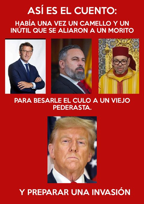 Patybooksreader's tweet photo. FEIJOO Y ABASCAL, CÓMPLICES Y COOPERADORES NECESARIOS y TRAIDORES, por lo tanto: 
CORRESPONSABLES DE LAS MUERTES EN CEUTA.
Ahora si les votas, ERES OTRO CRIMINAL, TRAIDOR Y CÓMPLICE! https://t.co/vvqugDhtc3