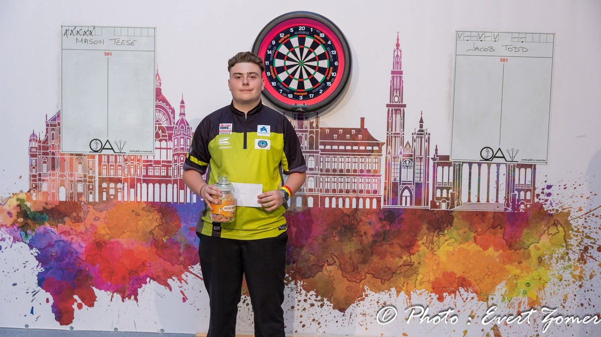 DartsWDF's tweet photo. Today's Belgium Open winners 🏆 

Open: Paul Krohne 🇩🇪
Women: Kirsi Viinikainen 🇫🇮
Youth: Mason Teese 🏴󠁧󠁢󠁥󠁮󠁧󠁿
Girls: Paige Pauling 🏴󠁧󠁢󠁥󠁮󠁧󠁿

📷: Evert Zomer https://t.co/95ByNuwAgW