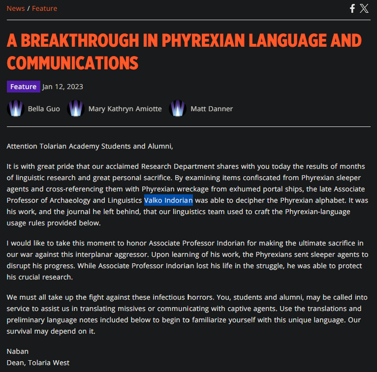 CommanderTheory's tweet photo. Insanely deep cut. I'm house ruling this so that "Phyrexian cards" also means cards written in Phyrexian https://t.co/n5Dx9qavGa