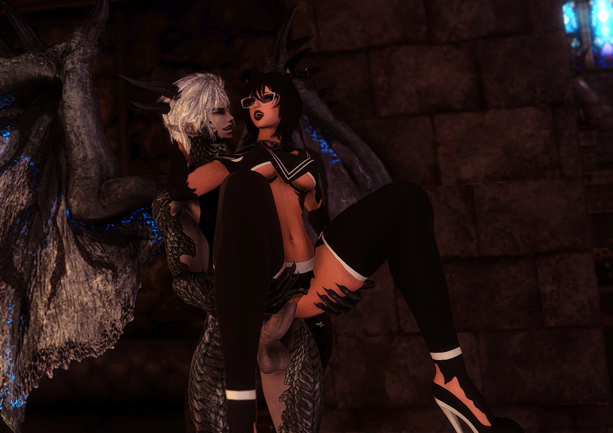 DragonboiEzi's tweet photo. Had the urge to pull her to the side for some fun in the Black Chapel 

#ffxivnsfw | #xivaferdark | #gposersnsfw | #gposerlewd #EorzeaPhotos | #Foxdielamods | #AuRa | #Dragonboi | #Sinday https://t.co/2E0nWKCP3o