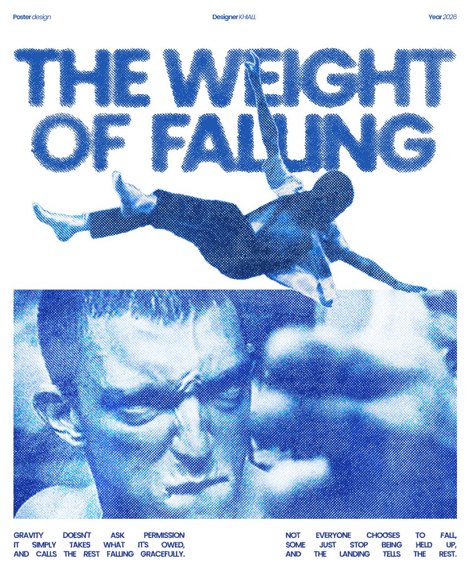 whoiskhiall's tweet photo. Falling poster https://t.co/E9L8OCfCz4