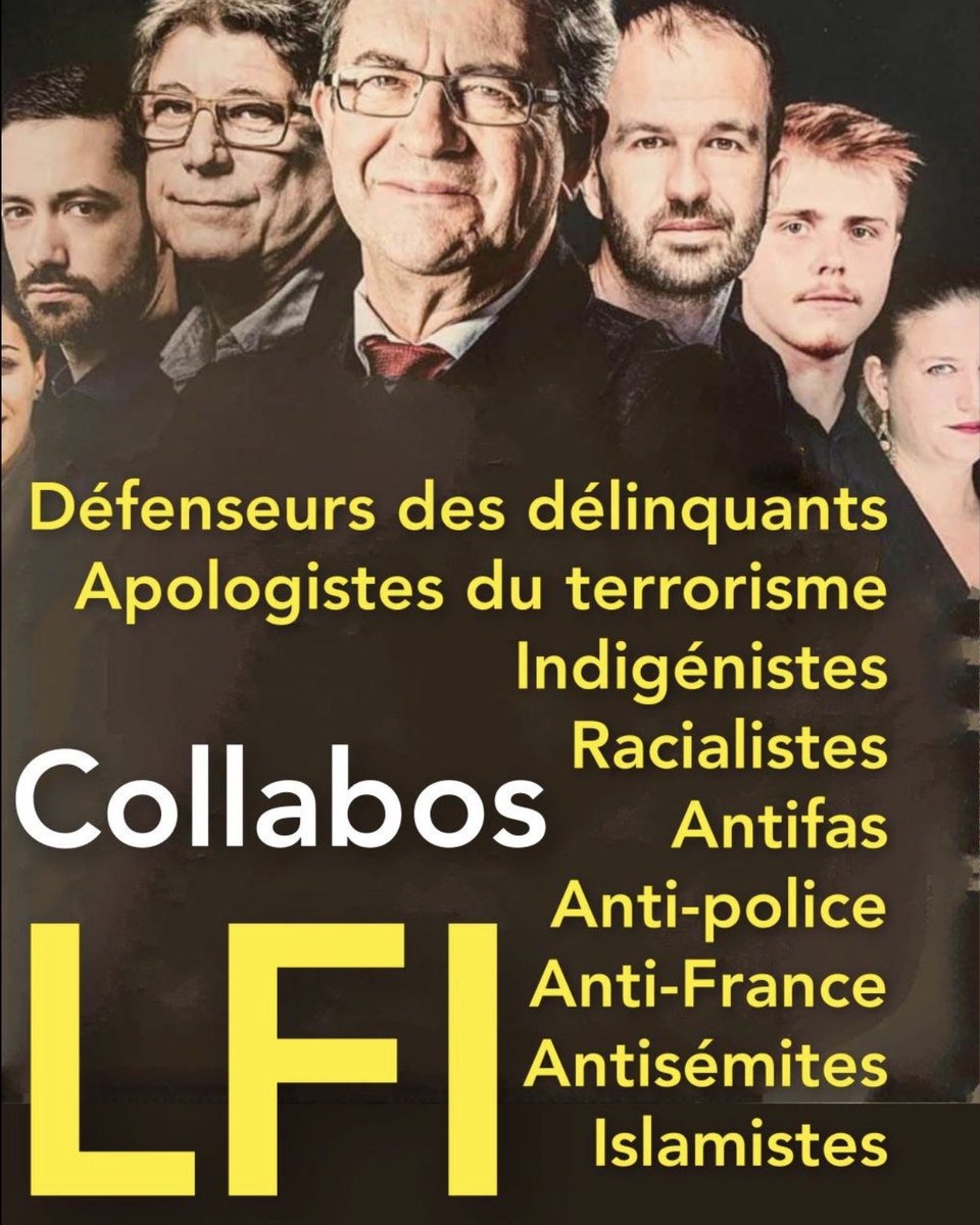 GigiB07's tweet photo. Ils appartiennent à la famille des 🤡 de LFI, les islamo gauchistes ⬇️ https://t.co/uiZC6g2CnS