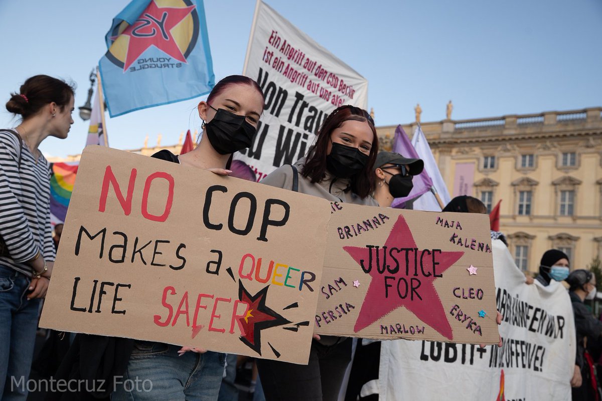 Montecruzfoto's tweet photo. 02.08.26 Berlin. "From Grief to Rage to Resistance" demonstration after the attack against CSD pride in Berlin and against the racist incitement.  

#B0208 #Widerstand #berlinprotests #pride https://t.co/49zyQ4mtou