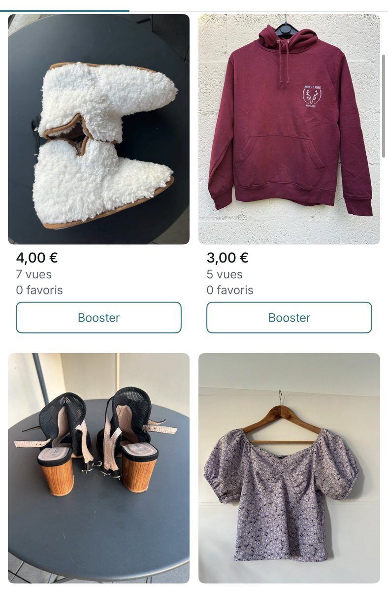elodie_rhd's tweet photo. Bonjour,
Liquidation dressing femme à découvrir ! 🌞🌼
🌸 Tailles XS-S-M
🛍️ Tout à 3€ maximum !
📦 Envoie rapide, le lendemain et soigné
🛍️ Faites-vous plaisir, à petit prix ! 🤗
🔗 https://t.co/4XE10Z7Mnv
#vinted #petit #prix #vetement #femme #goooooo https://t.co/rbFbW7aQXb