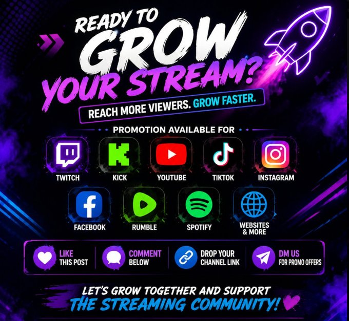 GFX & Stream Promo📢 tweet media