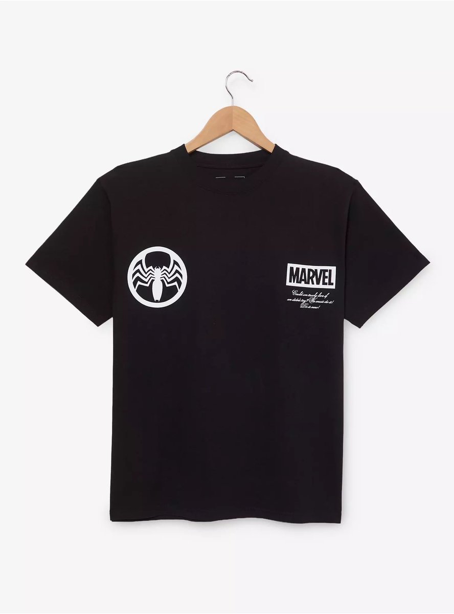 thevenomsite's tweet photo. New Venom shirt at Boxlunch with added Symbrock
https://t.co/F1YtqkOEat https://t.co/EfXYTkvspI