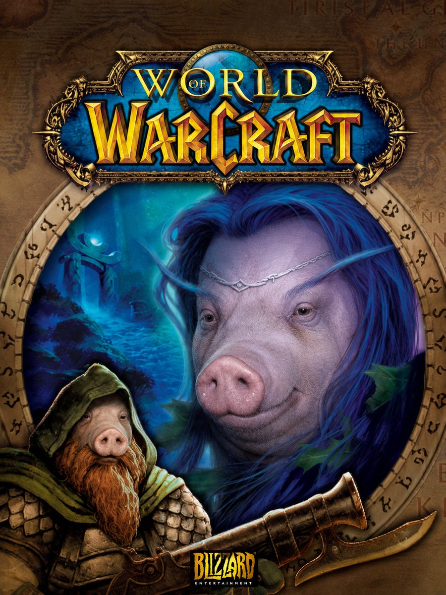 cyclepath60's tweet photo. @Nitrous_Warrior World of Warcraft wigger pigs https://t.co/YtluJgpata