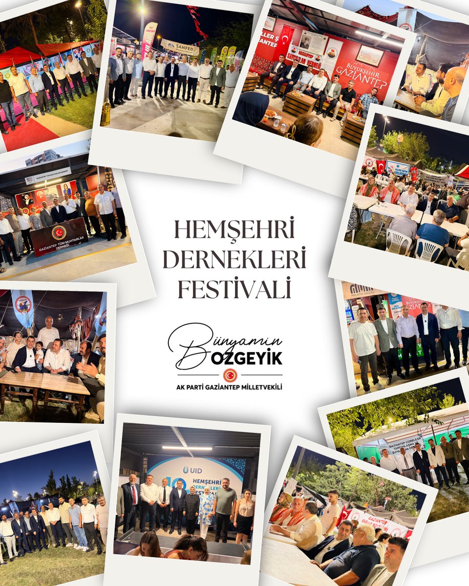 BBozgeyik_27's tweet photo. Ak Parti Gaziantep İl Başkanımız Sayın Fatih Fedaioğlu ile birlikte Gaziantep’imizin değerine değer katan Türkiye’nin dört bir yanından gelen lezzetlerin, kültürlerin ve kardeşliğin buluştuğu 10. Hemşehri Dernekleri Festivali’nde kıymetli hemşehrilerimizi ziyaret ettik.

Sıcak bir çay eşliğinde gerçekleşen samimi sohbetlerde, Türkiye’mizin birlik, beraberlik ve kardeşlik ruhunun ne kadar güçlü olduğunu bir kez daha yürekten hissettik.

Gaziantep’imize değer katan tüm hemşehri derneklerimize ve emeği geçen herkese teşekkür ediyorum. Rabbim Türkiye’mizin birlik ve beraberliğini daim eylesin. 🇹🇷 

@RTErdogan 
@Akparti 
@AKPartiG_Antep 
@fmfedaioglu 
#Gaziantep