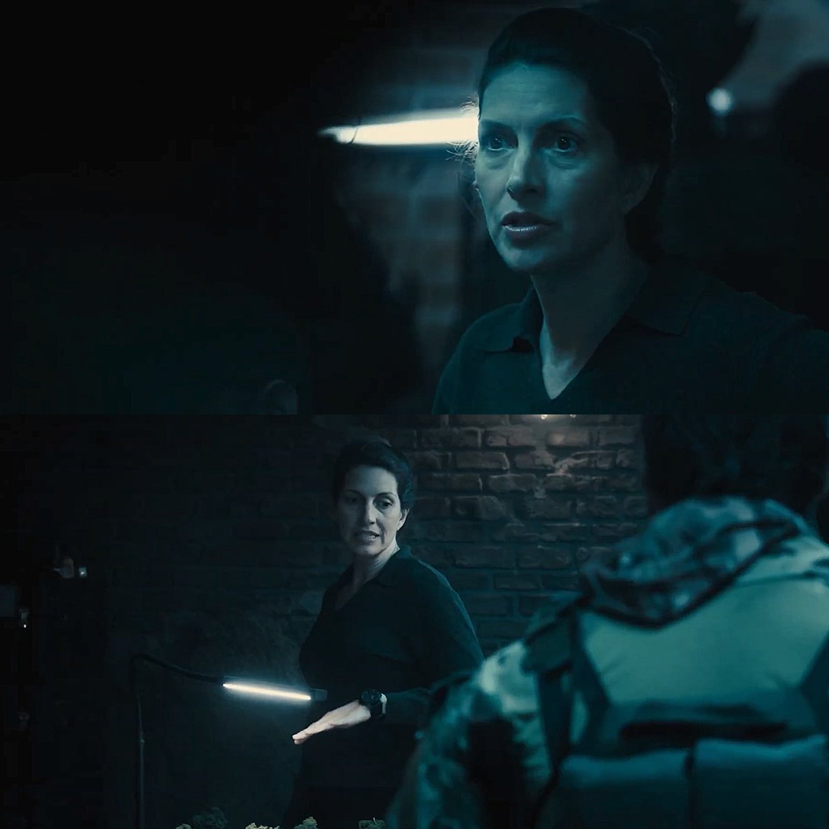 CostaRue's tweet photo. Okay no one mentioned it but I was very happy to see
miss g.i. Jane back this season 😂

#Lioness season 3 episode 1 https://t.co/l6aAD6sUA8