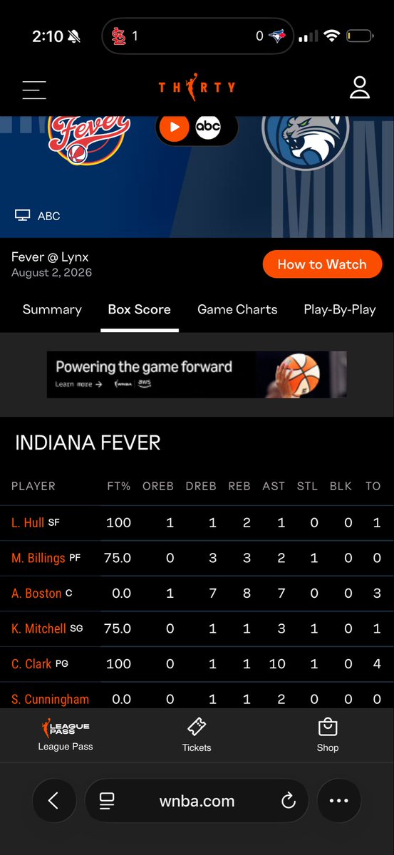 MarcusAaron94's tweet photo. @tee_aus @FDSportsbook @FanDuel_Support Their site says they use League Books to stat over ESPN.  WNBA says she has 8. https://t.co/oxN3JR6p7N