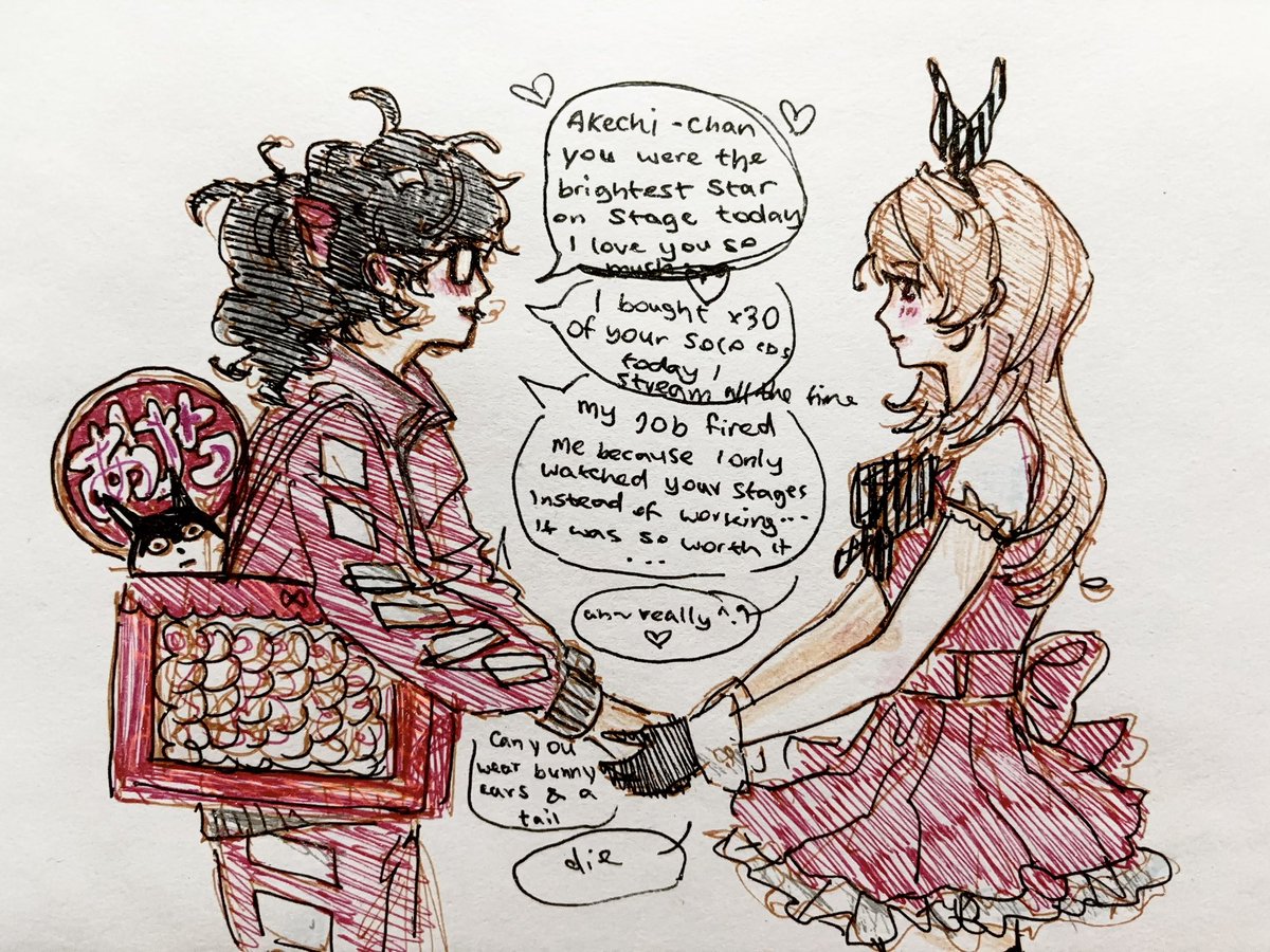 c6stella's tweet photo. Little idol au #shuake doodle based on the og tweet ^.^ https://t.co/QuK41rNmV6