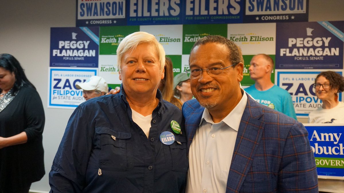 keithellison's tweet photo. In Duluth today hitting the streets because the best way to build a stronger Minnesota is one conversation at a time! https://t.co/guO8nrlRaV