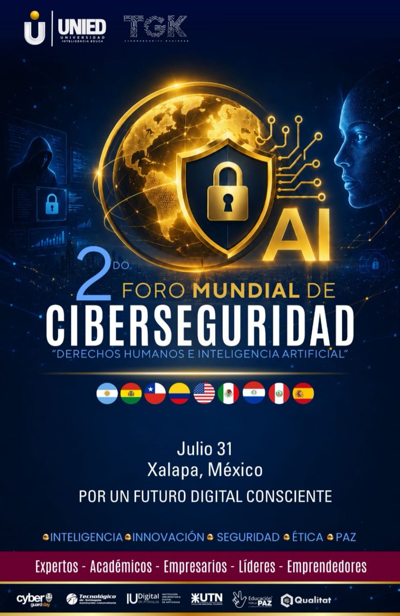 Channel1LA's tweet photo. CPO Artemio Acosta presenta inovadora plataforma "Verona Elite" durante 2do Foro Mundial de #Ciberseguridad "Cyber Guard Day" #MEXICO #Xalapa #DEFENSA https://t.co/j7ifE2hg8v