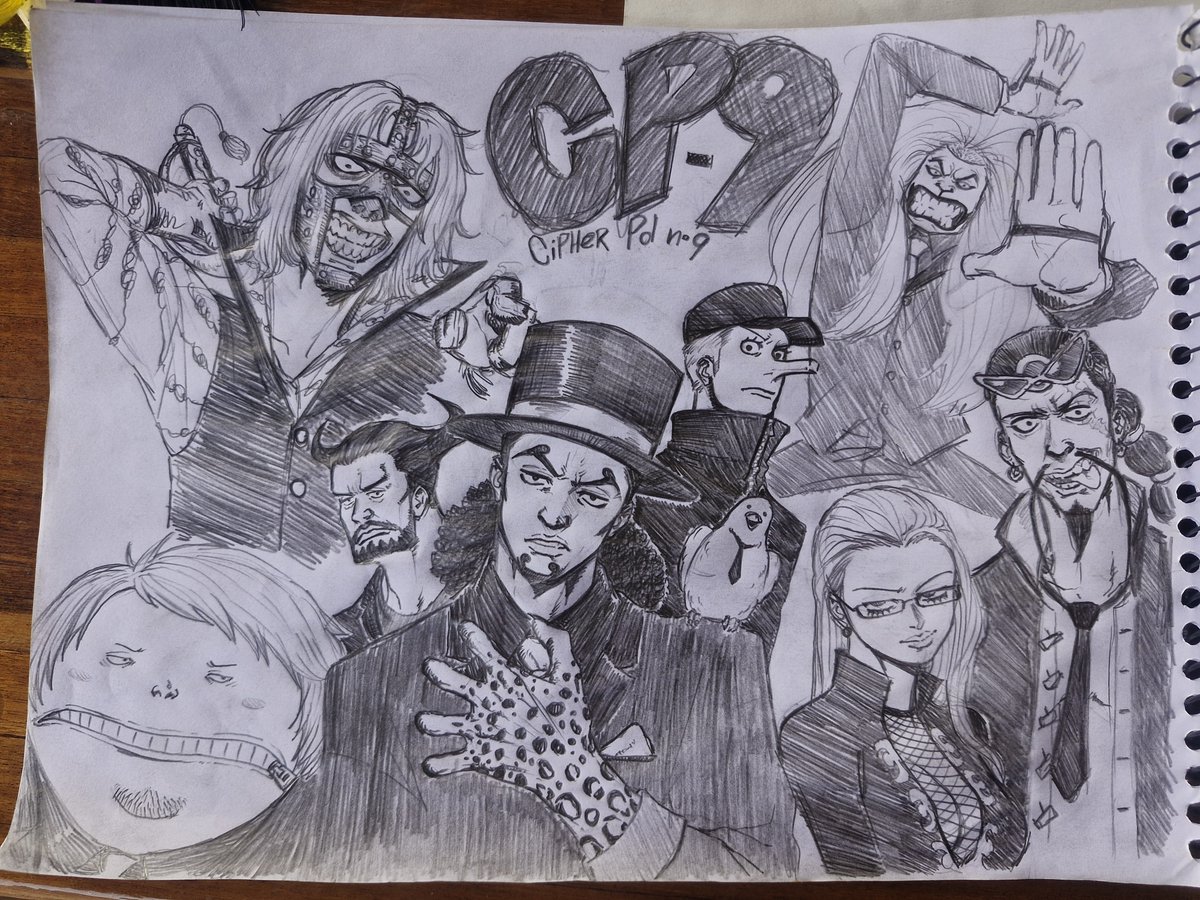 Artzle1's tweet photo. CIPHER POL NUMBER 9 🐆
#ONEPIECE〜 https://t.co/pw1gxmk5Iv