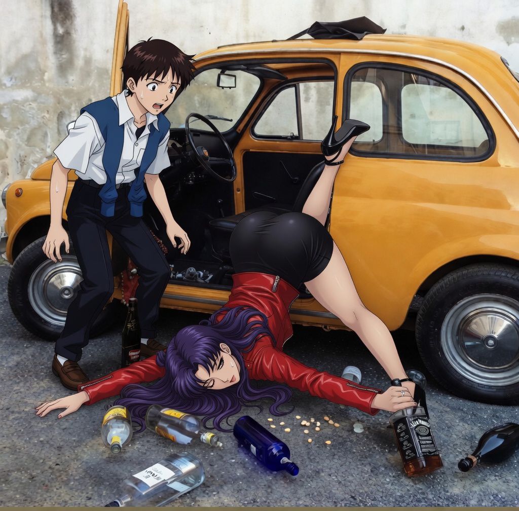 XTercerImpactoX's tweet photo. #nge #evangelion #EVA #misato https://t.co/jp4MJPuSGC