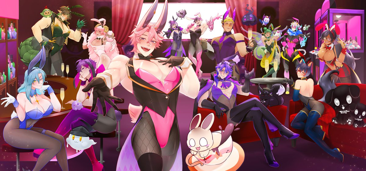 jonottoday's tweet photo. not sure what Bunny Suit Day is but heres last years stuffs showing off their "personality" to you 
.
#RoyChiArt #MerryArt #MilkArchives #CyYuArt #Vantalism #VioletAtelier #RiiIllust #WOFanart #PIHAKKASSO #CrocGallery #EnviGallery #SyllaArt #ShiaBun https://t.co/NAokG7xtWh