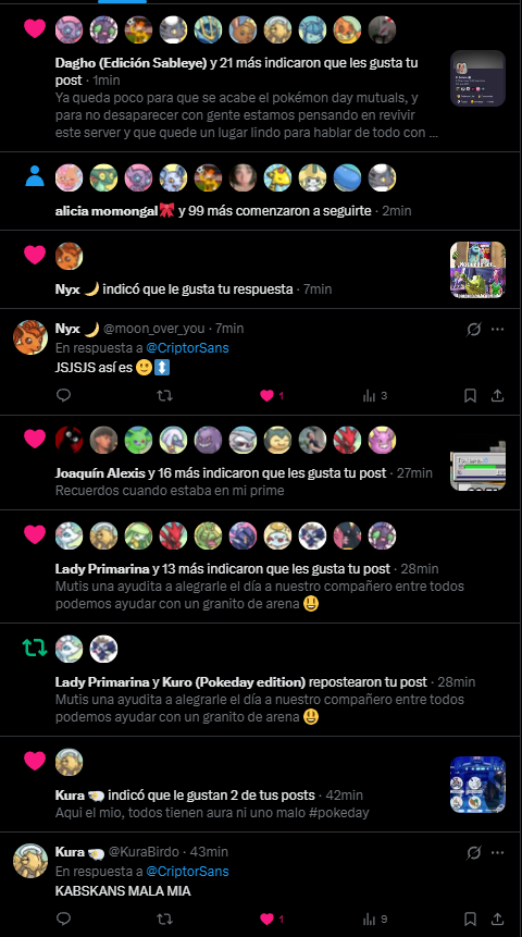 CriptorSans's tweet photo. Pues se esta acabando el pokeday, muchas gracias a todos y cuanta genteeee, es genial tener mutis que les encante pokemon 😭🌹

poiblemente a futuro haga cosas como eventos o demas con relacion a pokemon y si quieren hablarme sin problema que no muerdo <3 https://t.co/anue5zj5VY