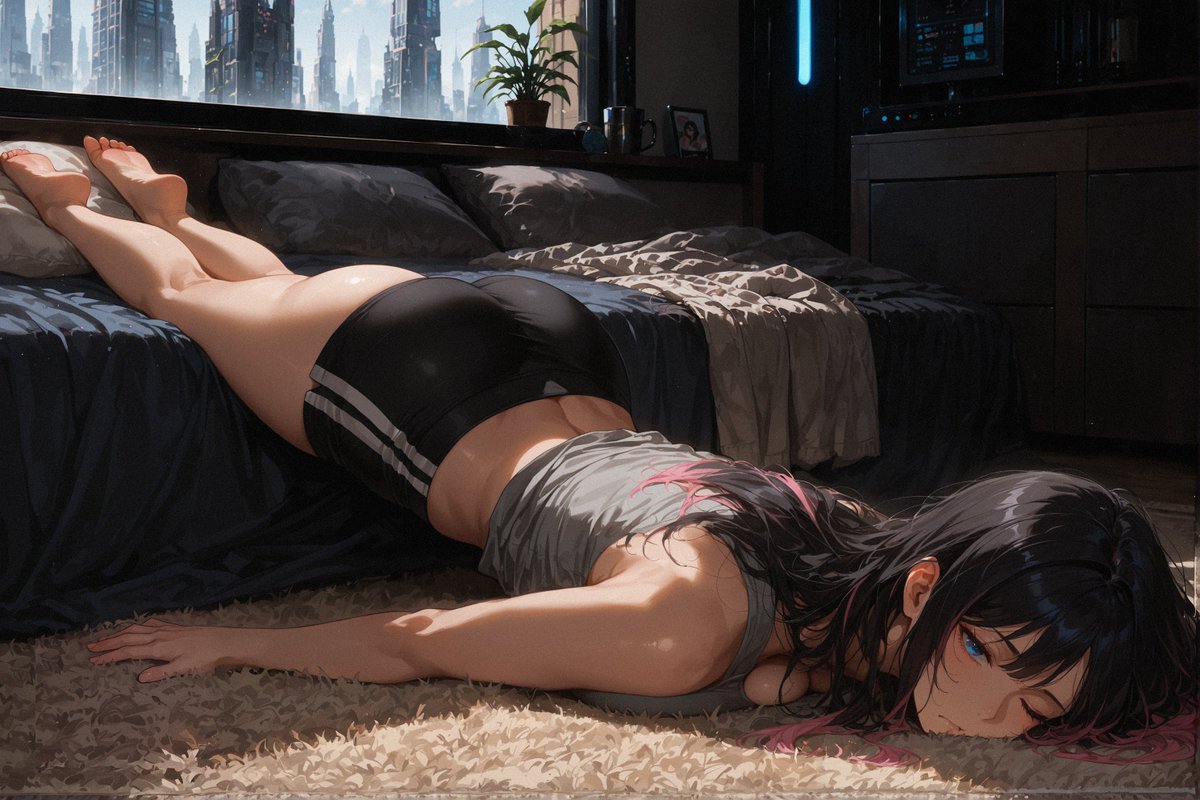 CreationsLevi's tweet photo. You ever so much to do you just do nothing? I think I'll pretend it's Sunday and just lay here. https://t.co/fPpsdWvE0Y