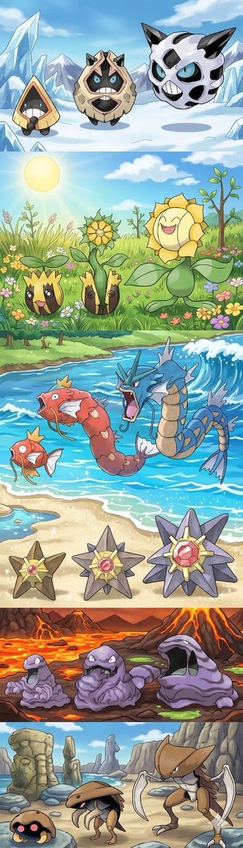 Manga_Vine's tweet photo. Pokémon Evolución https://t.co/wVkaBIzVBe