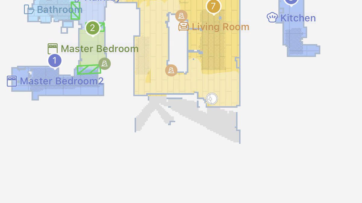 nerdistmaximus's tweet photo. @DreameGlobal Why does my x50 ultra continue to create parts of our house that aren’t there and put them onto our map? The area below the yellow doesn’t exist and the robot gets confused. Constant remapping. https://t.co/YsGxFjqBl9