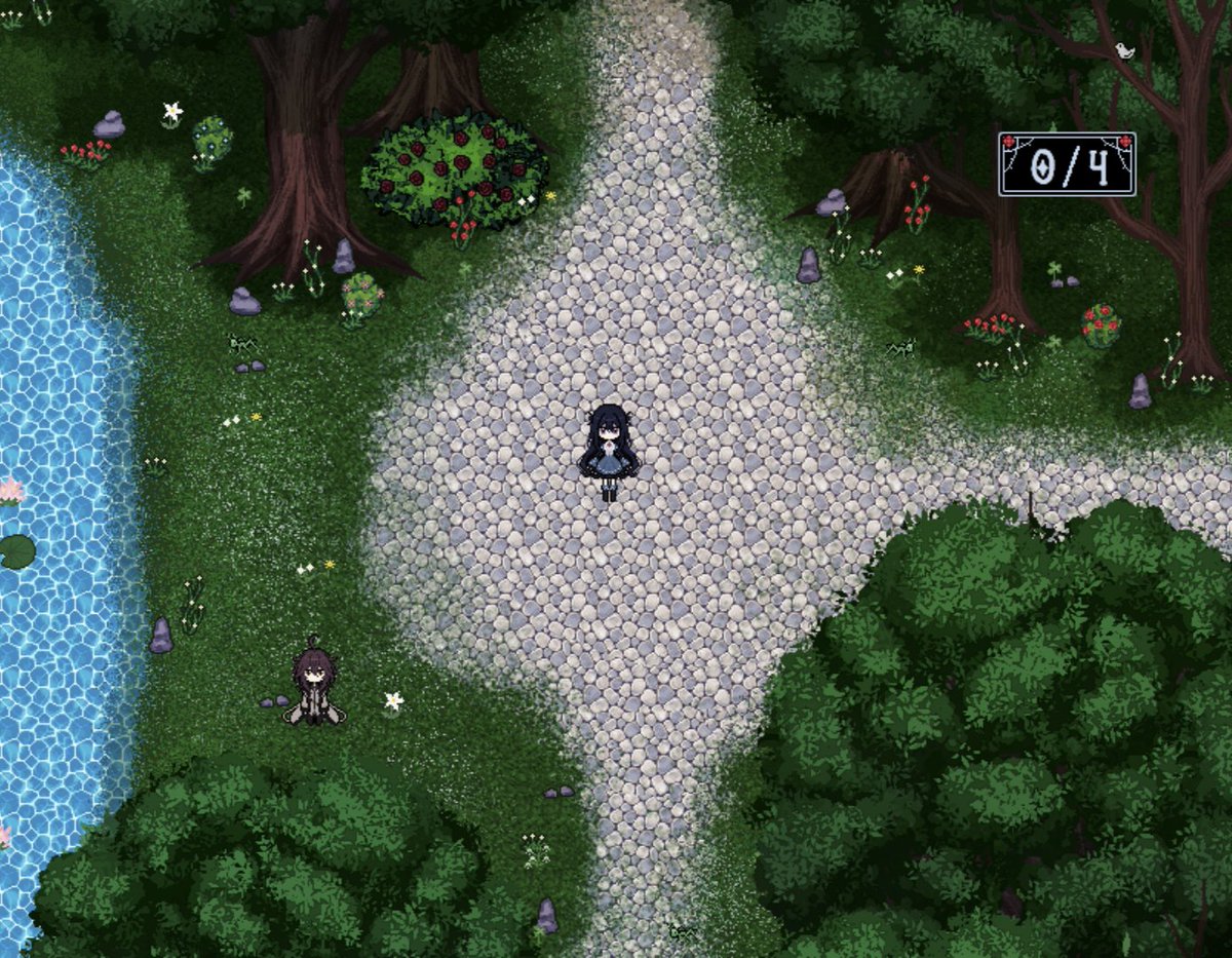 Laceeakane's tweet photo. I'm almost done making chapter 3🥹 I made some new maps and mproved others. I can't wait to make chapter 4 heheh
#rpgmaker #indiegame https://t.co/IwkTI0poHW