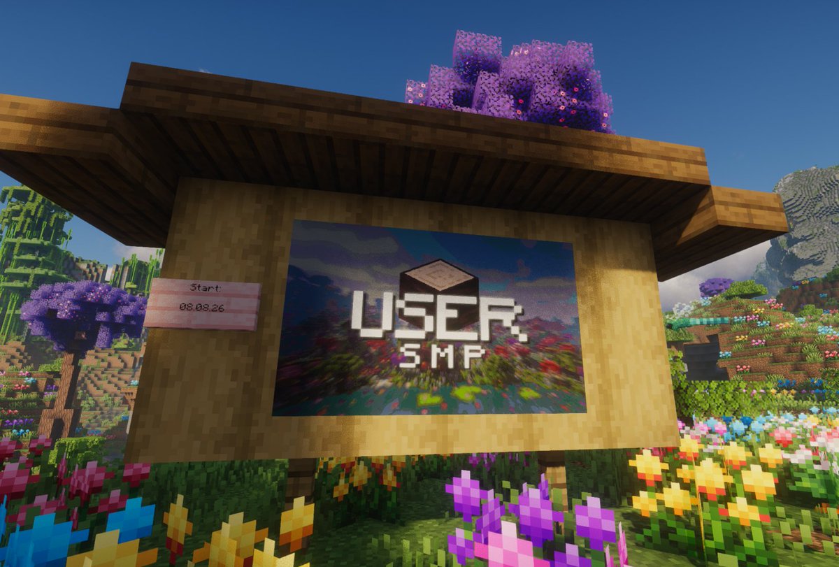 tofufotze's tweet photo. ATTENTION!!
in 6 TAGEN geht endlich UserSMP los🥰🥰
falls ihr zusammen mit vielen anderen eine wunderschöne welt im vanilla+(+) zusammen mit anderen im Voicechat erleben wollt, schreibt mich an oder hier einen kommentar damit ich euch einladen kann🩷 https://t.co/IWs1Y7SnXg