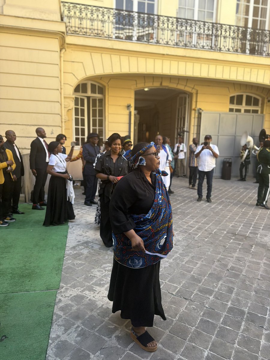 AmbassadeRDCFR's tweet photo. GENOCOST, le 2 août 2026 – Un hommage solennel, organisé par SEM Émile Ngoy Kasongo, a eu lieu à l’ambassade de la RDC en France. Cet hommage a été rendu aux 15 millions de Congolais et Congolaises victimes des graves atrocités commises à l’Est au cours des 30 dernières années. https://t.co/F4DbRseQXg