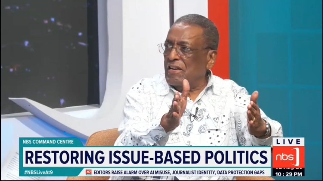 nbstv's tweet photo. Capt Francis Babu: The very good leaders who are the majority in this country need to nurture other leaders like themselves.

#FixingUganda #NBSUpdates #NBSLiveAt9 https://t.co/bSYfvQYPXY