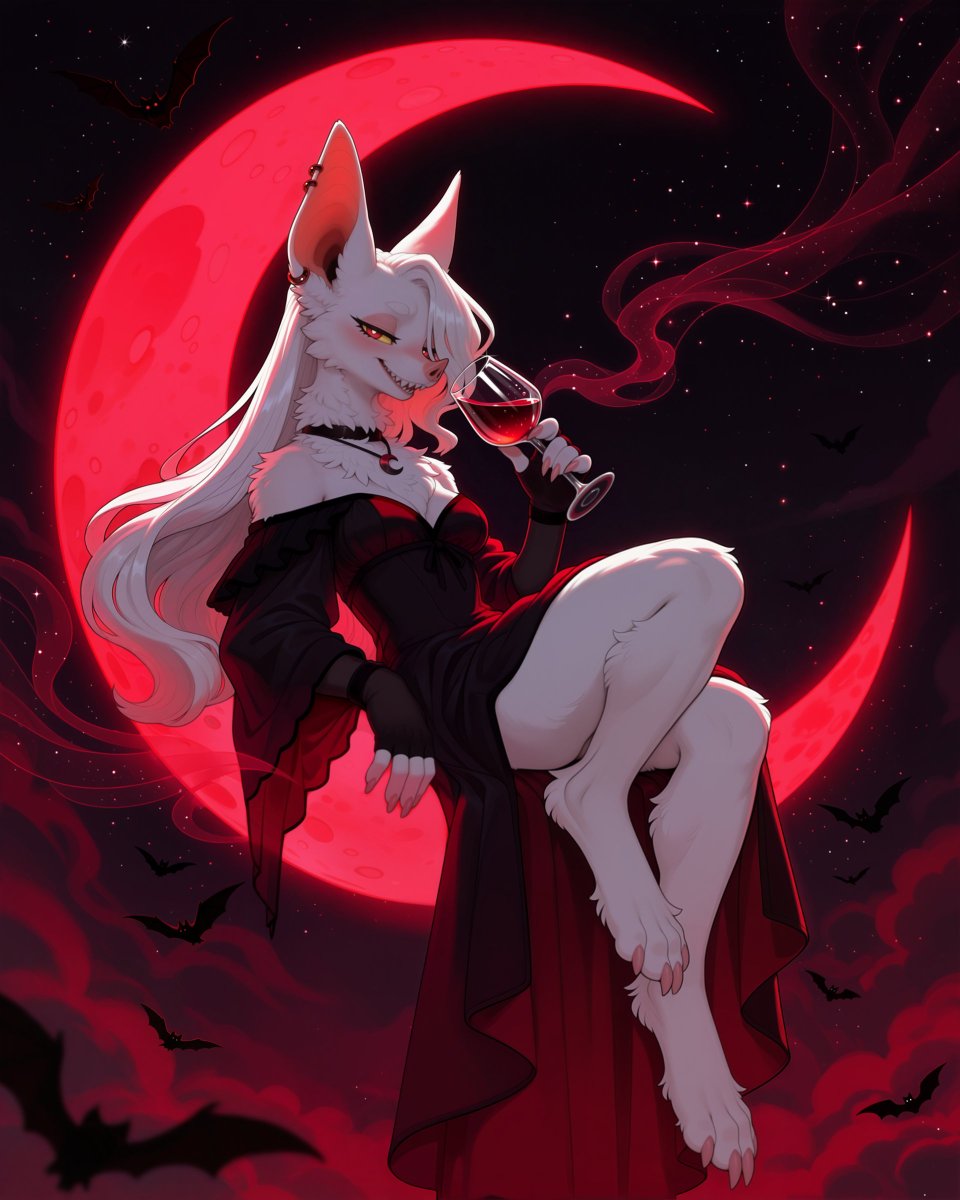 __P_Pom's tweet photo. #furryㅤㅤㅤ 
Crimson Gaze 🦇 https://t.co/qG7oe6DTeJ